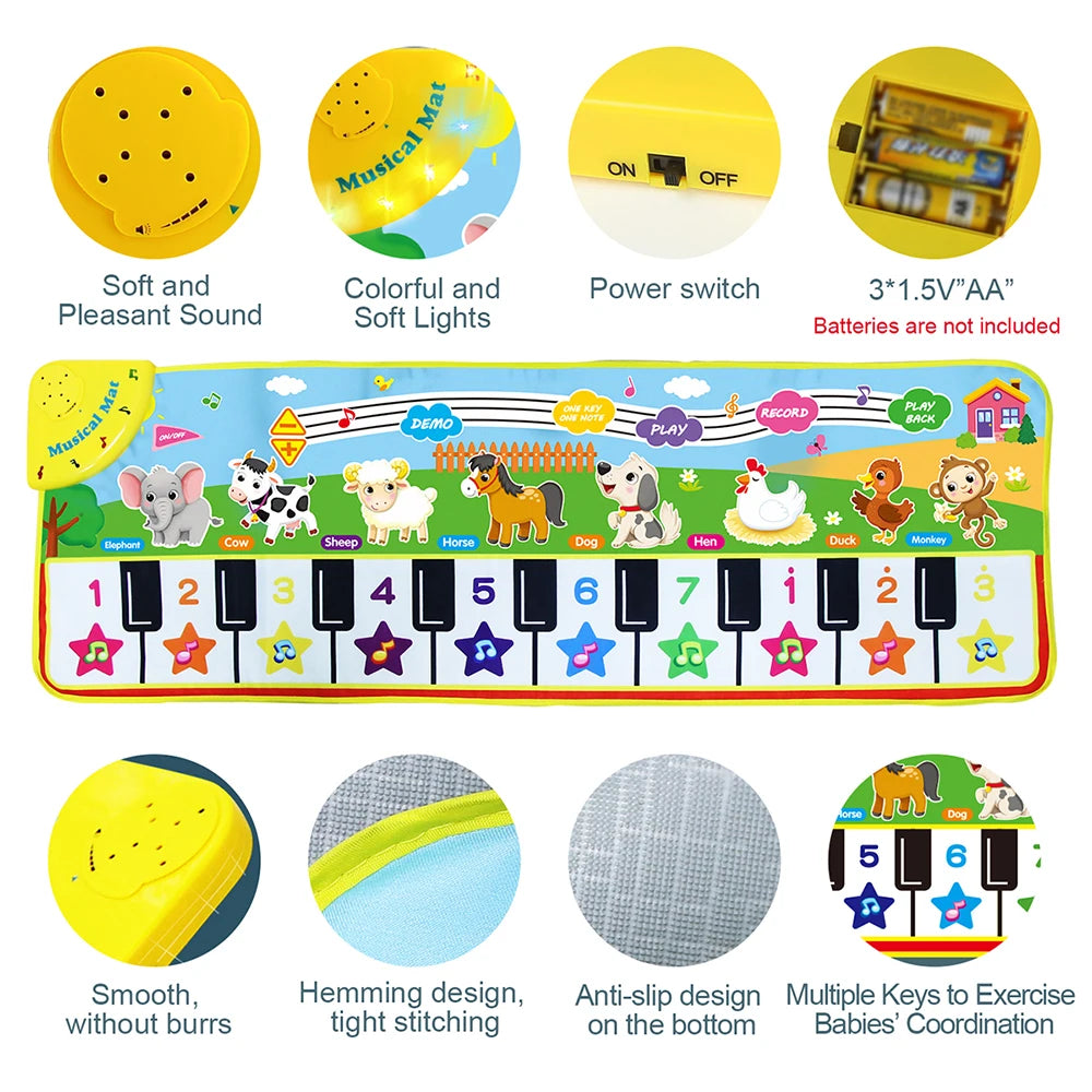 Baby Piano Music Playmat