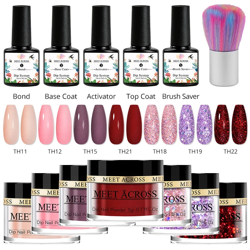 Powder Dip Nail Art Set
