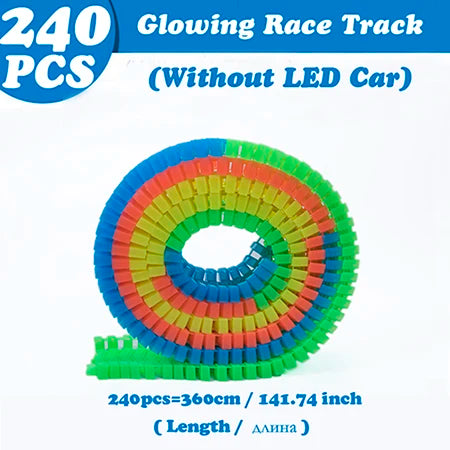 Magic Glow Racing Track Set