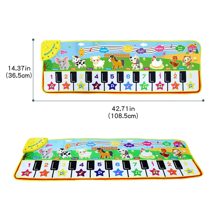 Baby Piano Music Playmat