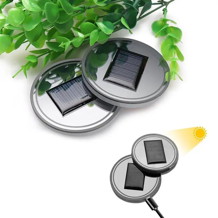 Solar Powered LED Cup Mats