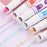 6pcs Curve Liner Marker Pens