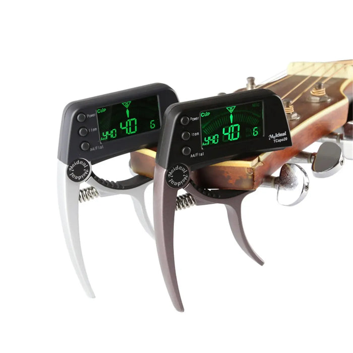 Guitar Capo with Built-In Tuner