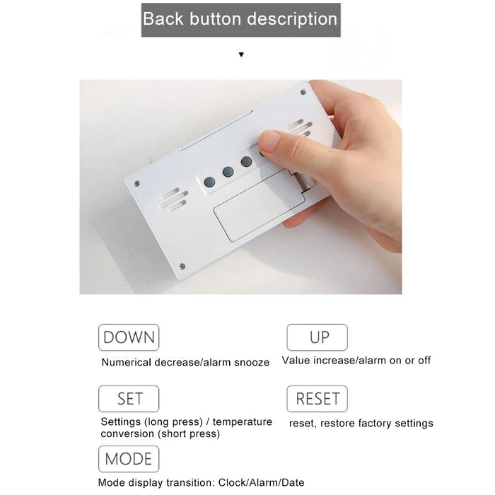 Multi-function Digital Weather Station Clock