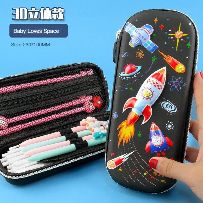 3D EVA Large Capacity Pencil Case