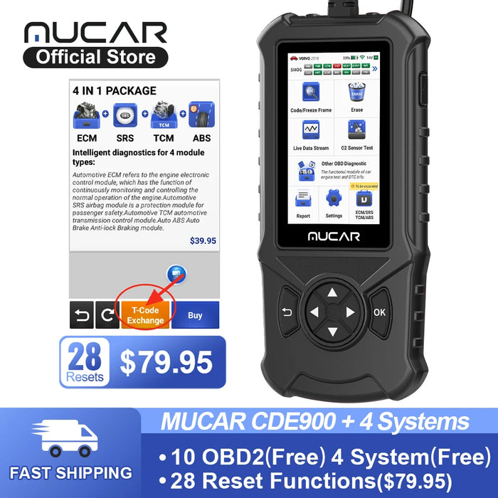 MUCAR CDL20 Automotive Code Reader