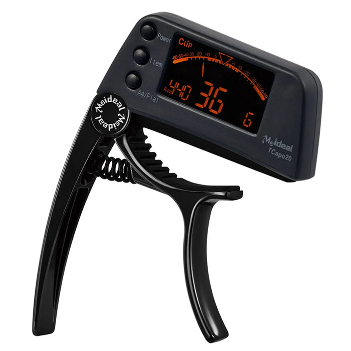 Guitar Capo with Built-In Tuner