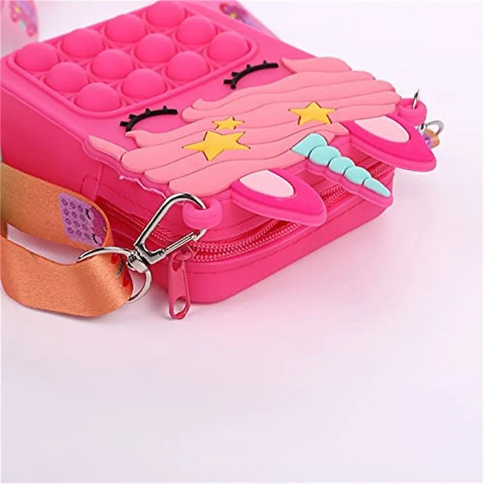 Anti-Stress Push Bubble Messenger Bag